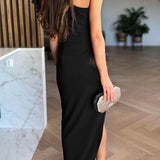 Mya | Rochie Midi cu Decolteu Asimetric