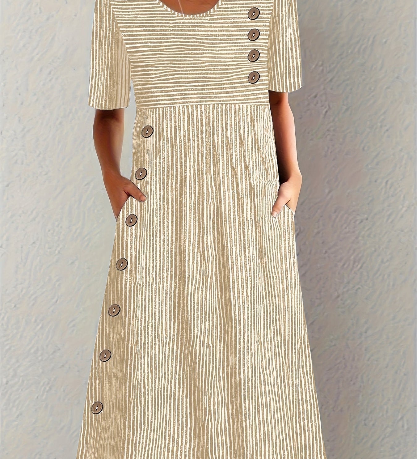Belle | Rochie de vară cu dungi