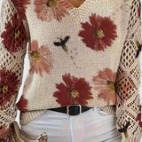 Nia | Pulover Floral Elegant