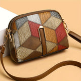 Clio | Mini Geantă Crossbody Patchwork