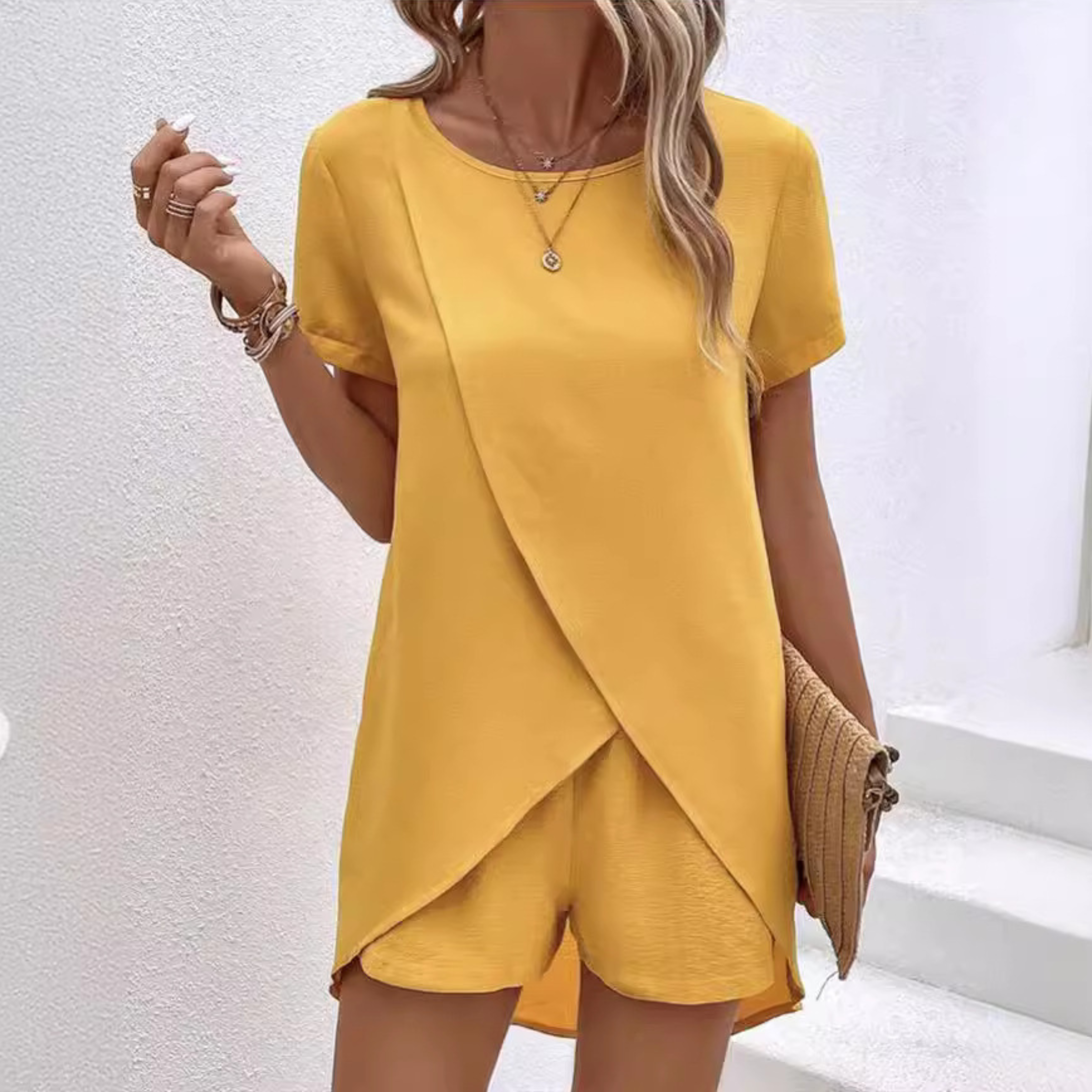Selina – Set elegant de vară, coordonat, pentru lounge