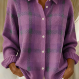 Anna™ | Cardigan cu Model În Carouri din Tricot Moale