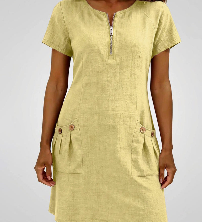 klara | Rochie din bumbac si in