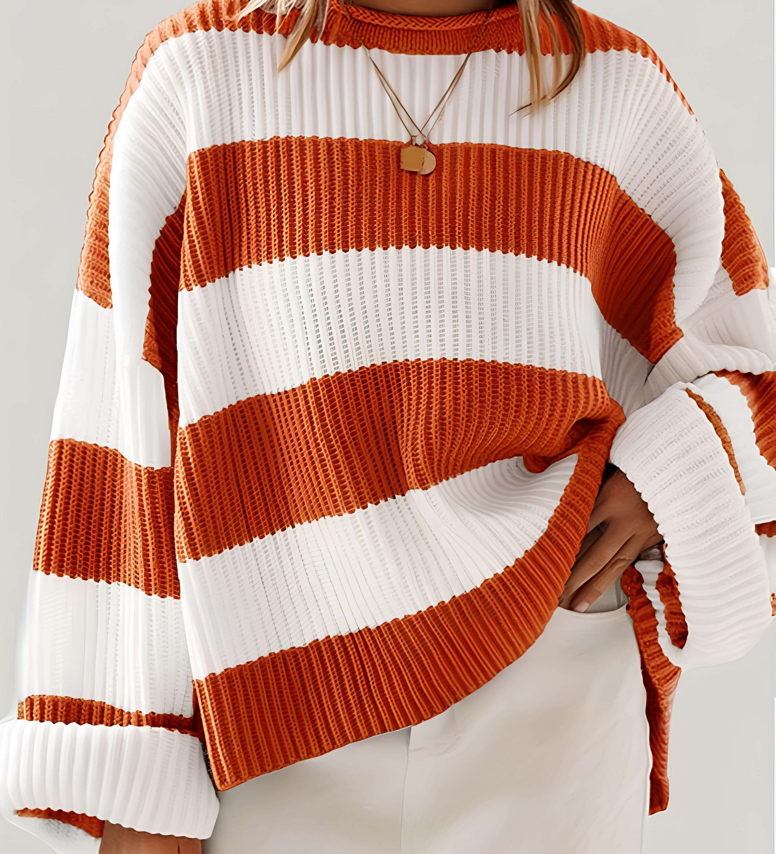 Dafne | Pulover cu dungi