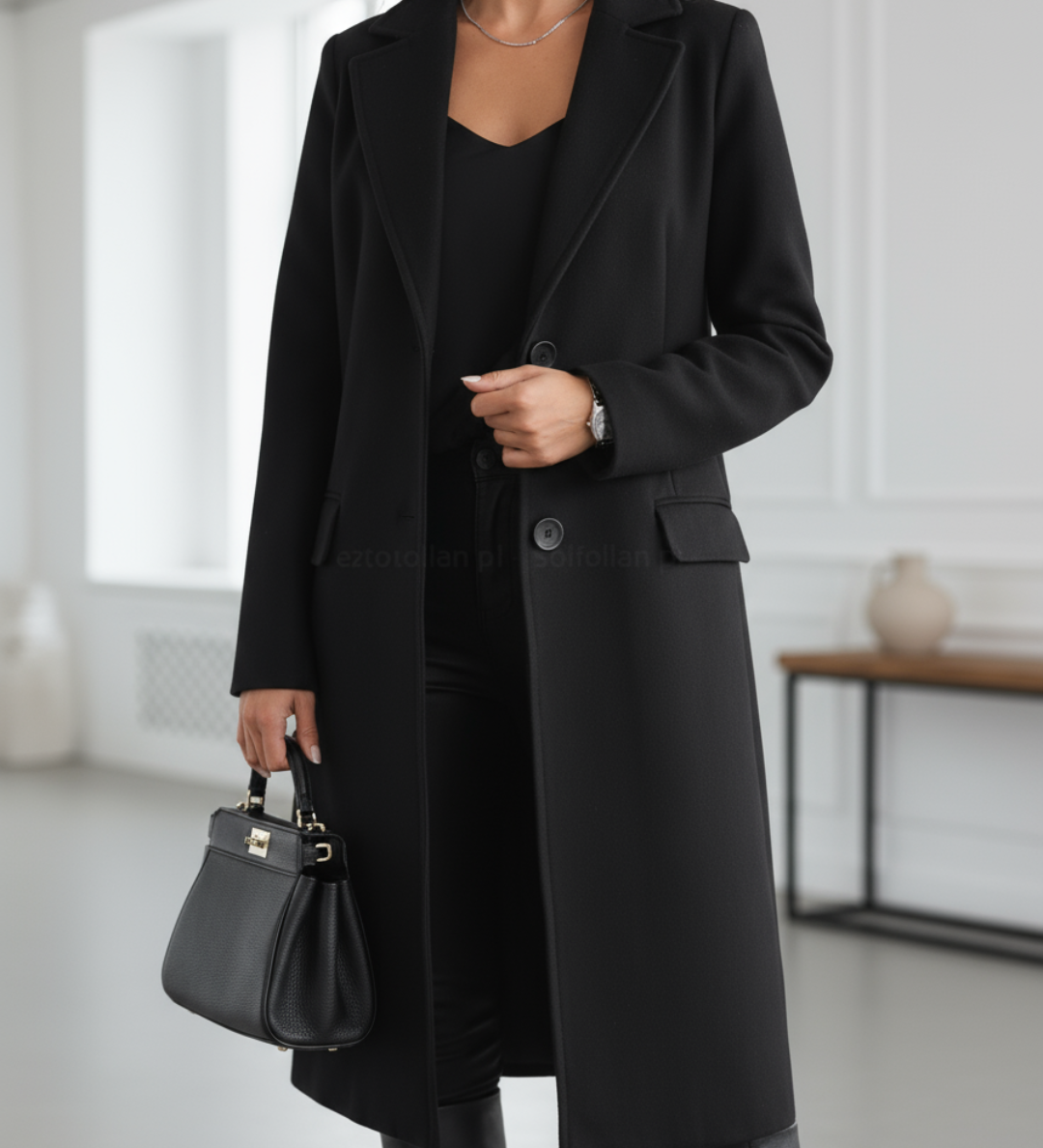 Judith | Palton lung elegant din lână