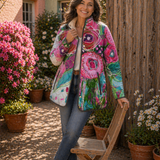 Arianne | Jachetă elegantă cu model floral