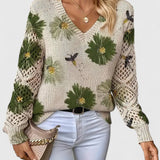 Nia | Pulover Floral Elegant