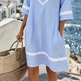 Klara - Rochie cu dungi