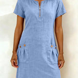 klara | Rochie din bumbac si in