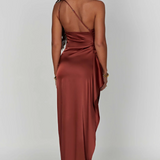 Aine | Rochie Asimetrică din Satin