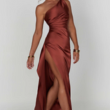 Aine | Rochie Asimetrică din Satin