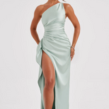 Aine | Rochie Asimetrică din Satin