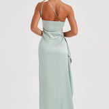 Aine | Rochie Asimetrică din Satin
