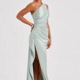 Aine | Rochie Asimetrică din Satin