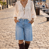 Denim Bermuda Short - Blue