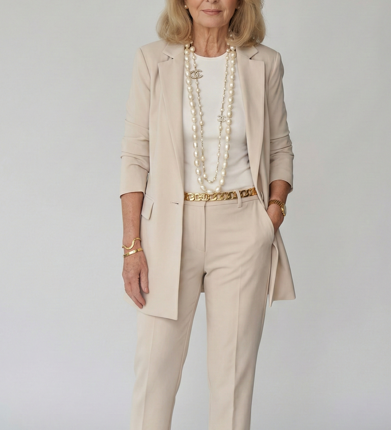 Gabriela – Set Costum Tailorat Primăvară Vară