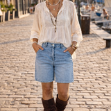 Megan Bermuda Short - Denim