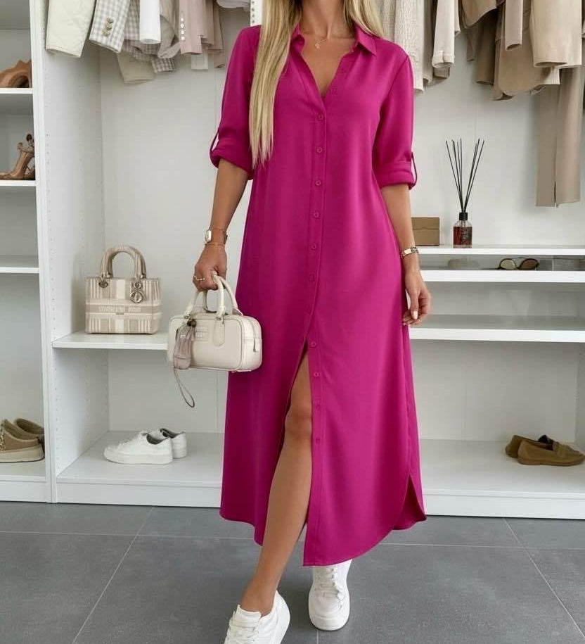 Jimena | Rochie cămașă supradimensionată