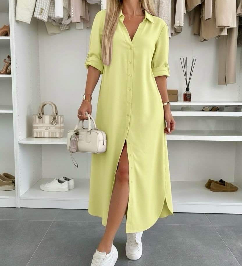 Jimena | Rochie cămașă supradimensionată