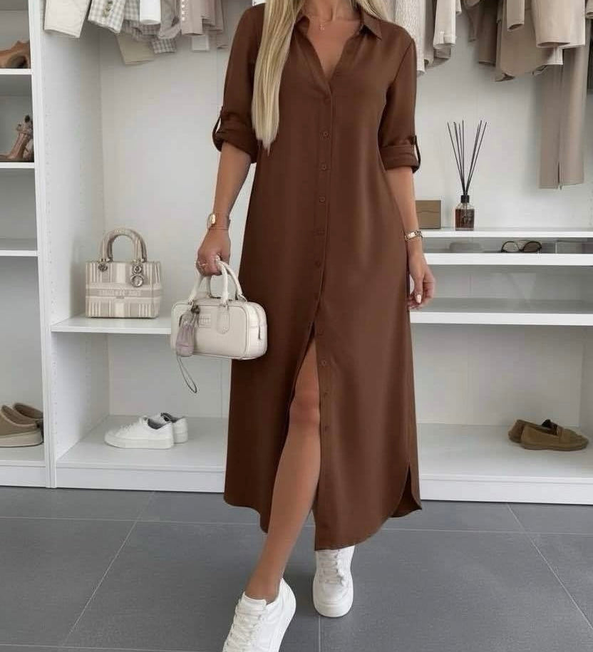 Jimena | Rochie cămașă supradimensionată