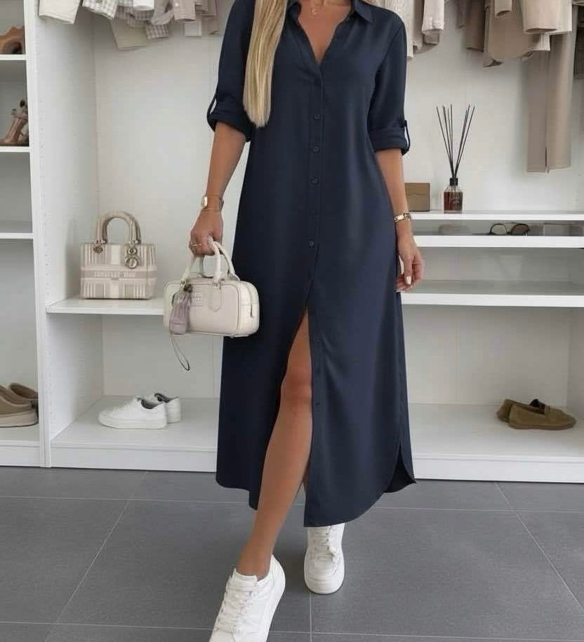 Jimena | Rochie cămașă supradimensionată