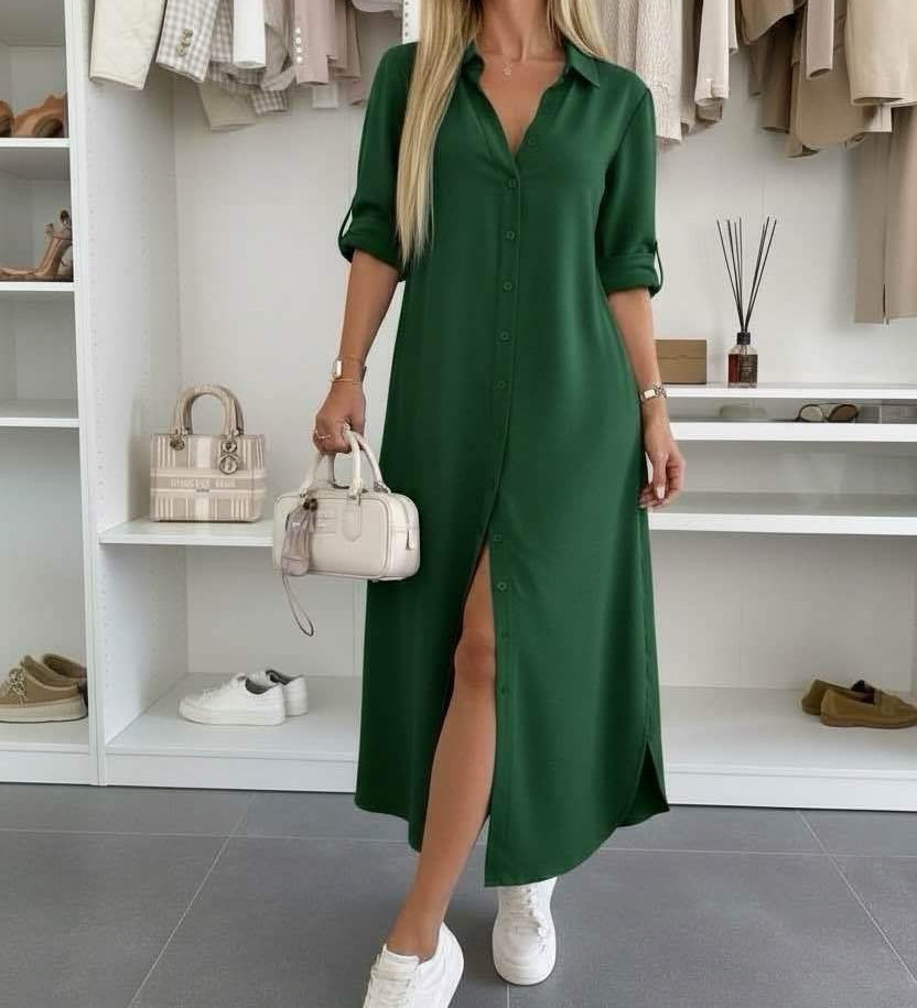 Jimena | Rochie cămașă supradimensionată