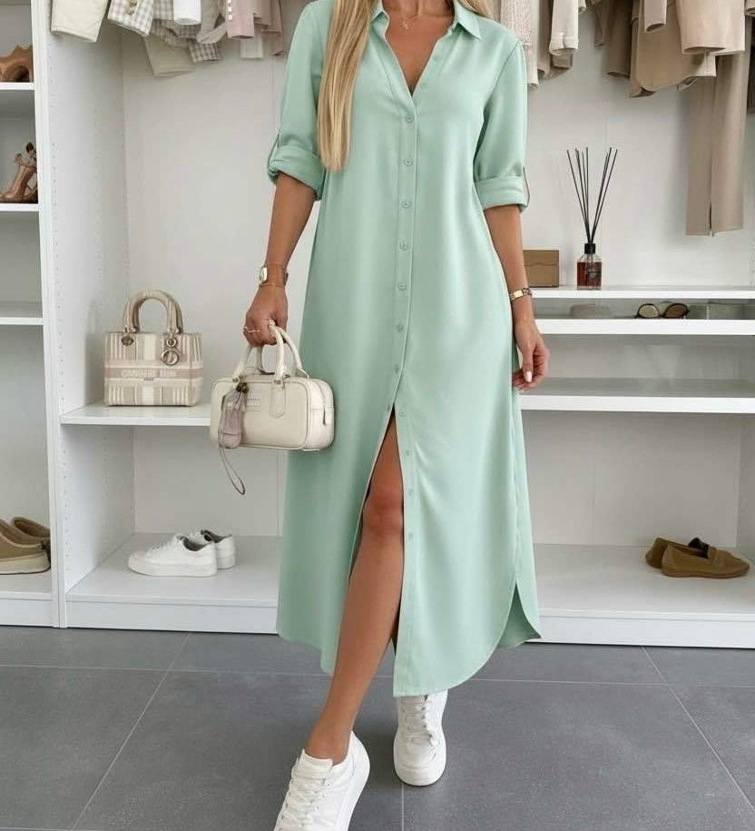 Jimena | Rochie cămașă supradimensionată
