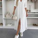 Jimena | Rochie cămașă supradimensionată