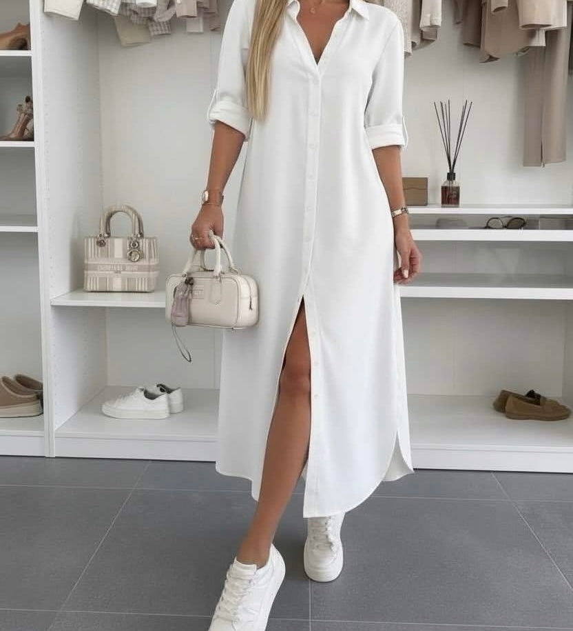 Jimena | Rochie cămașă supradimensionată