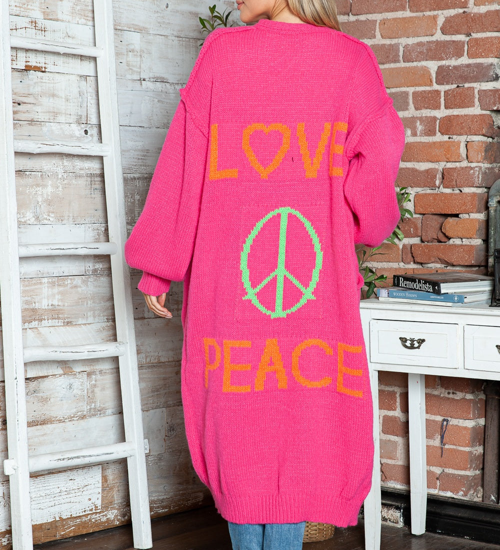 Giovanna | Cardigan lung overDimensiuned