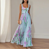 Isla | Rochie Maxi Florală Elegantă