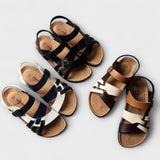 Martina™ - Sandale din piele