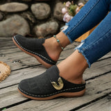 Sandale wedge suportive Chic Caprielle
