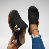 Sandale wedge suportive Chic Caprielle