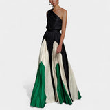 Poppy | Rochie Maxi Elegantă cu Un Umăr