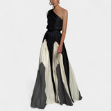 Poppy | Rochie Maxi Elegantă cu Un Umăr