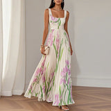 Isla | Rochie Maxi Florală Elegantă