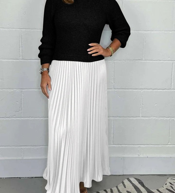 Maeve | Rochie Maxi Plisată