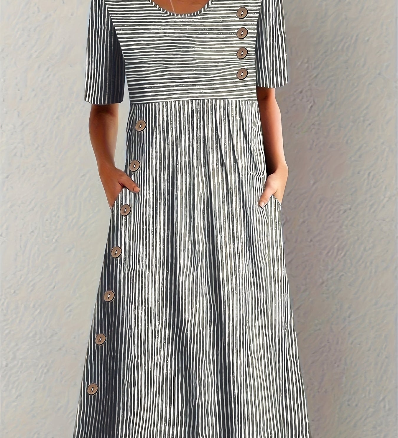 Belle | Rochie de vară cu dungi