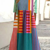 Chelo - Rochie Vintage cu Model Artistic