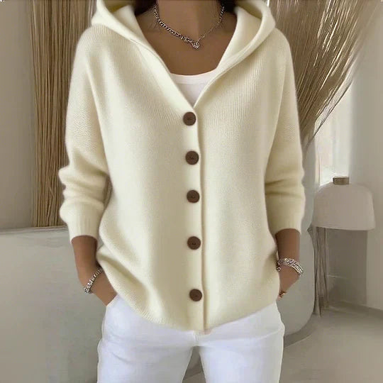 Fleur | Cardigan moale cu glugă