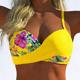 Teresa | bikini cu imprimeu contrastant