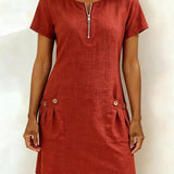 klara | Rochie din bumbac si in