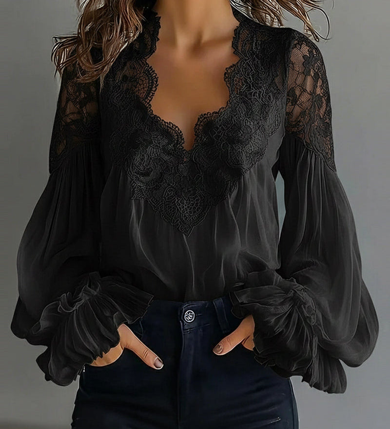 Valentina | Cămașă elegantă din bumbac și viscoză