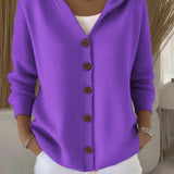 Fleur | Cardigan moale cu glugă