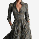 Laila | Rochie cu carouri chic