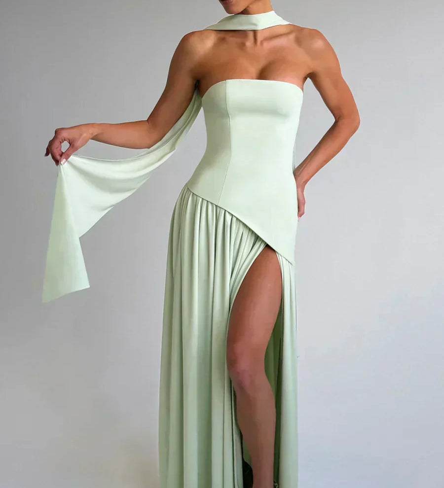 Mariah | Rochie Lungă Elegantă