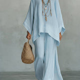 Celine | Set elegant de două piese din in