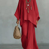 Celine | Set elegant de două piese din in