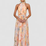 Pippa – Rochie Midi de Damă Elegantă cu Imprimeu Floral